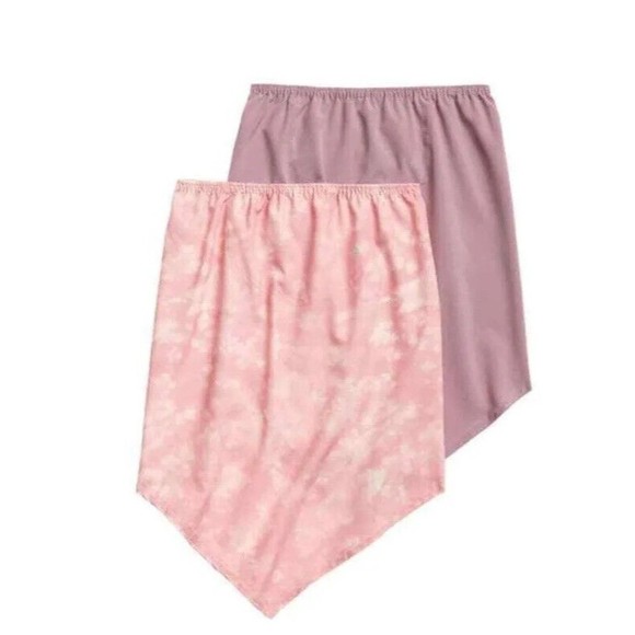 Athleta Accessories Athleta Pink Tie Dyeplum Solid Gaiter Face Mask